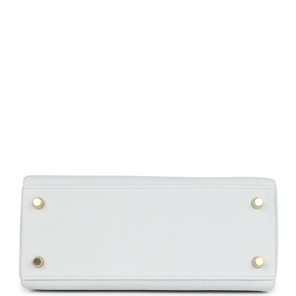 Hermès Kelly Retourne 25 Gris Platine Togo Permabrass Hardware