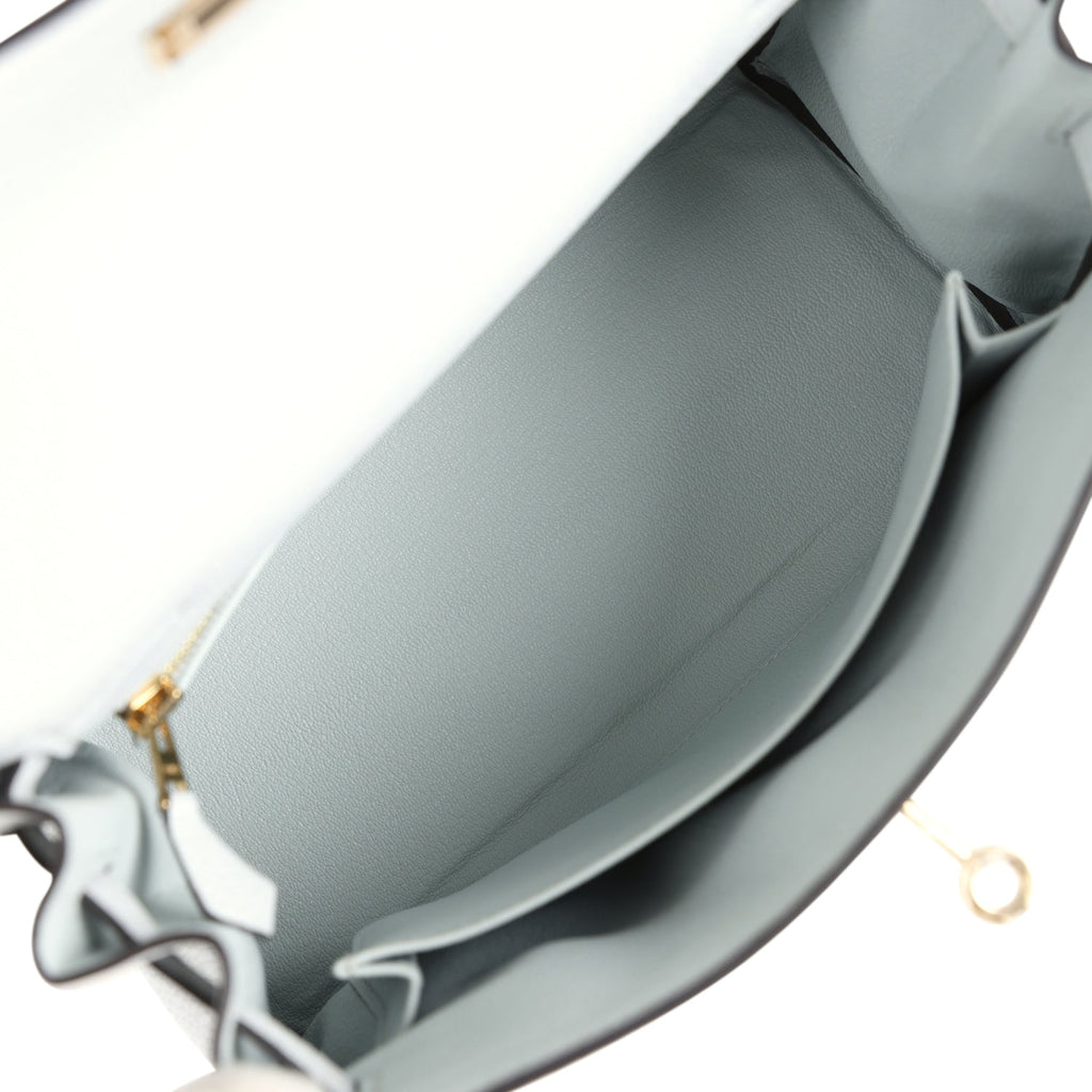 Hermès Kelly Retourne 25 Gris Platine Togo Permabrass Hardware