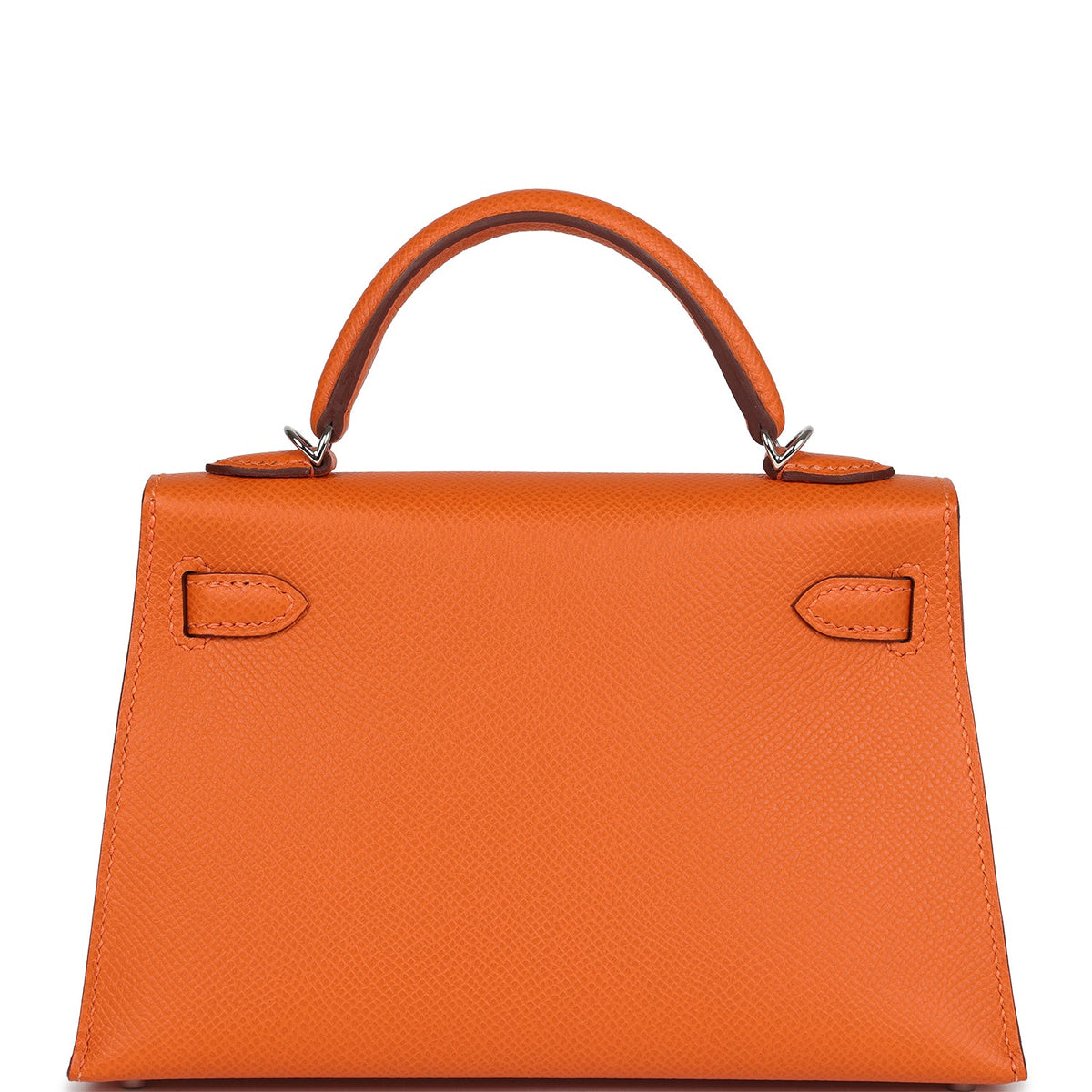 Hermès Kelly Sellier 20 Orange Epsom Electrum Hardware